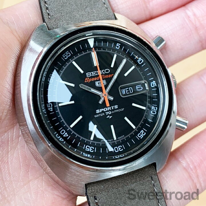 楽天市場】セイコー 5スポーツ スピードタイマー Ref.7017-6010 1971年 