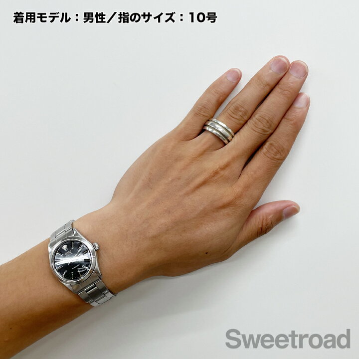 楽天市場】ティファニー グルーブドダブルラインリング 12号 