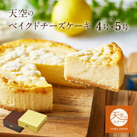 ＼10％OFFクーポン有／【 クリスマス 】【 お歳暮 】 スイーツ 2025 天空のベイクドチーズケーキ 4号 5号 濃厚 誕生日 チーズケーキ 内祝い 記念日 贈り物 お祝い 送料無料 バースデー ギフト