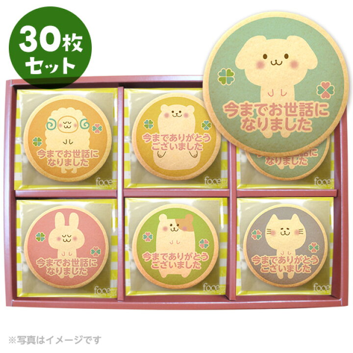 楽天市場 クッキー イラスト プリント メッセージ 卒業 お礼 感謝の気持ち を贈ろう 配りやすい個包装 洋菓子 お菓子 お取り寄せスイーツ 通販 人気 贈り物 おすすめ 有名 フォチェッタ Focetta 30枚セット 低糖質 スイーツ工房フォチェッタ