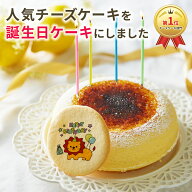 【 誕生日ケーキ 】天空のチーズケーキ 5号サイズ と プリントクッキー のセット バースデーケーキ バー…