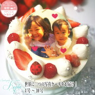 送料無料　写真ケーキ 誕生日ケーキ 子供 4号・5号・6号・7号・8号・9号・10号 プリントケーキ ケーキ ス…