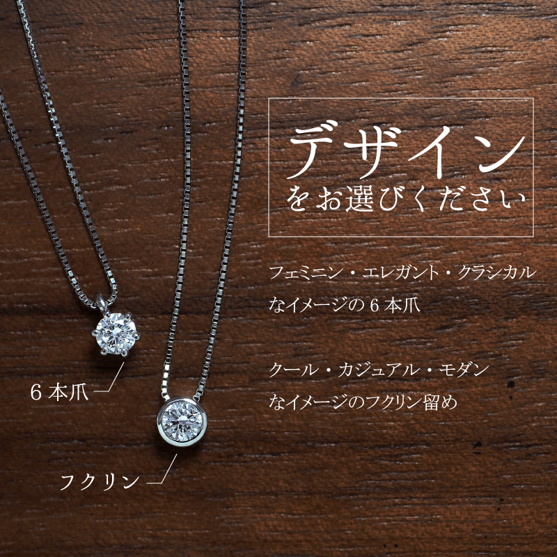 楽天市場】【鑑定書付】 プラチナ ダイヤモンド ネックレス 0.13ct