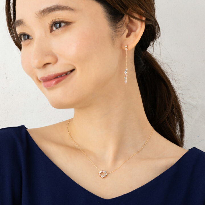 楽天市場】アミュレット サークル リース ネックレス Coffret 18金 K18 