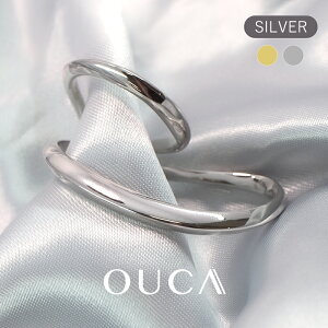 OUCA オウカ 指輪 リング 地金 イヤカフ ダブルフィンガー イヤーカフ イヤーカフス シルバー | 重ね付け ボリューム 大きめ レディース 女性 プレゼント 誕生日 記念日 シルバーリング ファッ