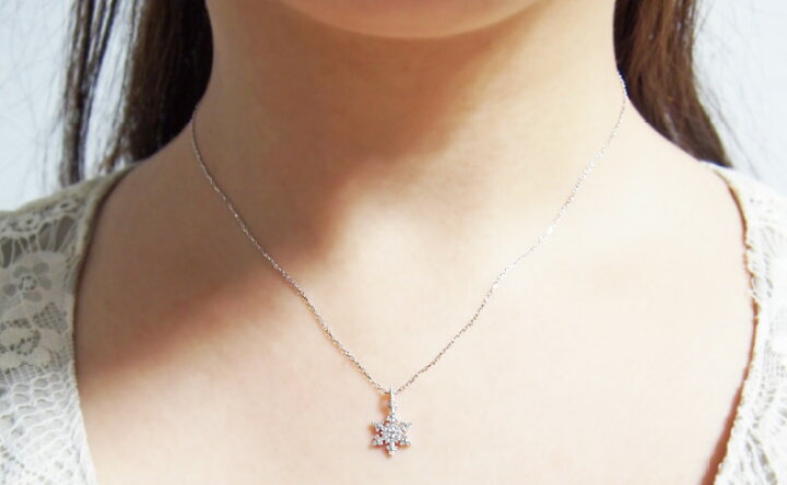 楽天市場】ダイヤモンド 0.18ct スノー ネックレス Brilliant Snow 18 