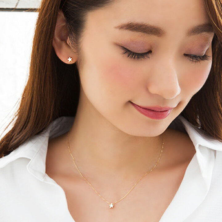 楽天市場】ダイヤモンド スター ピアス 0.16ct あす楽 18金 18K K18 10 
