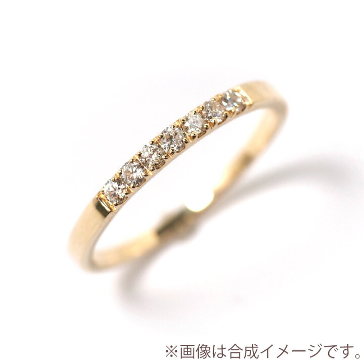 楽天市場】ダイヤモンド 0.10ct ピンキーリング 指輪 ピンキー リング 