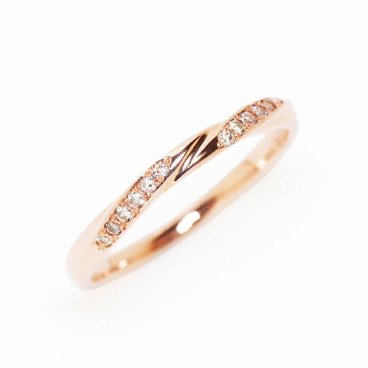 楽天市場】ダイヤモンド 0.06ct チュロス リング 指輪 18金 18K K18 10 