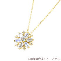 楽天市場】雪の結晶（素材（貴金属）イエローゴールド）（ネックレス 