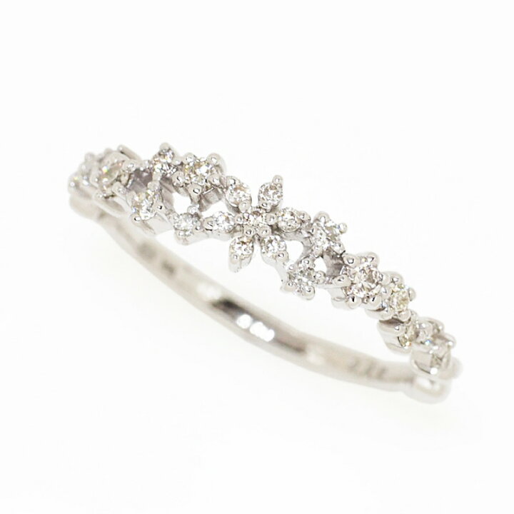 楽天市場】ダイヤモンド 0.23ct スノーリング リング 指輪 K10 K18 18 