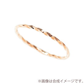 【8/28値上げ対象】 地金 ゴールド リング ツイスト ひねり 18金 18K K18 10金 10K K10 | 指輪 シンプル 細リング プチプラ 細い 細身 ピンクゴールド イエローゴールド 地金リング レディース 重ねづけ 誕生日 プレゼント ギフト 女性 かわいい 金属アレルギー 安心 対応