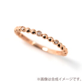 ダイヤモンド 0.01ct 丸玉 玉 ハーフ エタニティ リング 指輪 K18 18金 18K K10 10金 10K | スイーツ ジュエリー 細い シンプル ダイヤ 女性 彼女 誕生日 レディース エタニティリング プレゼント ギフト ダイヤリング ピンクゴールド ゴールド 金属アレルギー 安心 対応