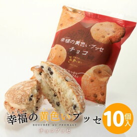 チョコ ブッセ ～ 幸福の黄色いブッセ（チョコ） 10個入 【 送料無料 】 チョコレート 洋菓子 お菓子 おうちカフェ ギフト カジュアルギフト 敬老の日 プレゼント お歳暮 手土産 プチギフト お取り寄せ スイーツ お菓子のさかい スイーツギフト