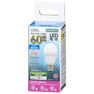 オーム電機 LED電球 小形 E17 60形相当 昼光色 LDA6D-G-E17 IS51 06-4479 OHM