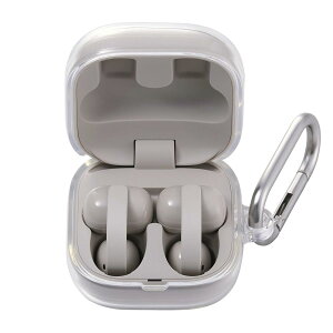 �G���R�� LinkBuds Clip �\�t�g�P�[�X TPU�f�� ���� �J���r�i�t�� �N���A TWS-SO261UCCR