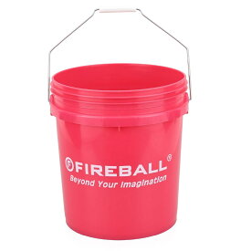 デイトナ(Daytona) Fireball(ファイヤーボール) 洗車 バケツ バイク 大容量 18L レッド 61706