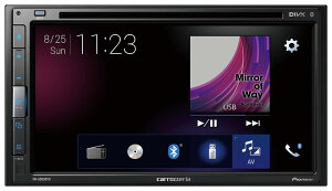Pioneer �f�B�X�v���C�I�[�f�B�I FH-6500D V D 6.8�C���` 2D CD D V D USB Bluetooth iPod i Phone AUX DSP �J���b�c�F���A