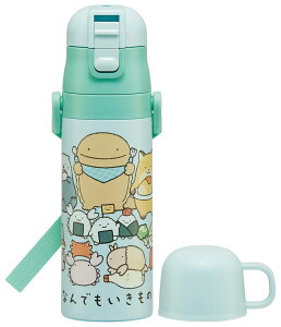 �X�P�[�^�[(Skater) ���� �q���p 2WAY ������ 470ml �R�b�v���� 430ml �Ȃ�ł��������� ���̎q �X�e�����X �ۉ��ۗ� �y�� waterbottle �X�|�[�c�{�g�� �L�b�Y ���ǂ� ���r SKDC4-A