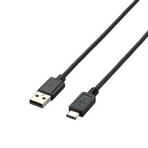 �G���R�� USB�P�[�u�� USB2.0 A-C 1m �u���b�N U2C-AC10BK