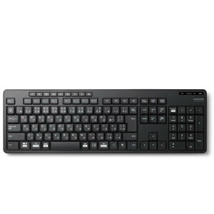�G���R�� ���C�����X�L�[�{�[�h Bluetooth �É� TK-FFBM03SKBK �ő�3��}���`�y�A�����O�Ή� �R�� iPad/macbook/Surface/Chromebook �e���L�[�t �u���b�N