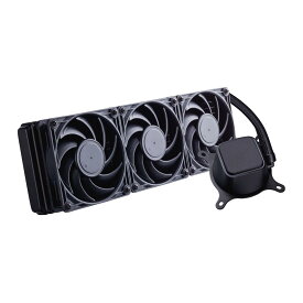 玄人志向 水冷 CPUクーラー 無発光 ブラック モデル 360mm (120mm PWMファン×3) ASETEK 製ラジエーター搭載 KURO-AIOWC360/V2
