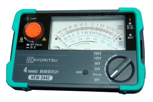 �����d�C�v�� (KYORITSU) �L���[���O 4�����W�≏��R�v (25V/50V/125V/250V) model.3442