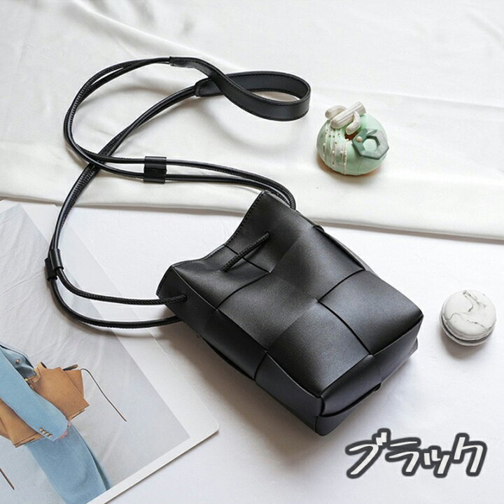 楽天市場】メッシュレザー 編み込みデザイン スマホショルダー 