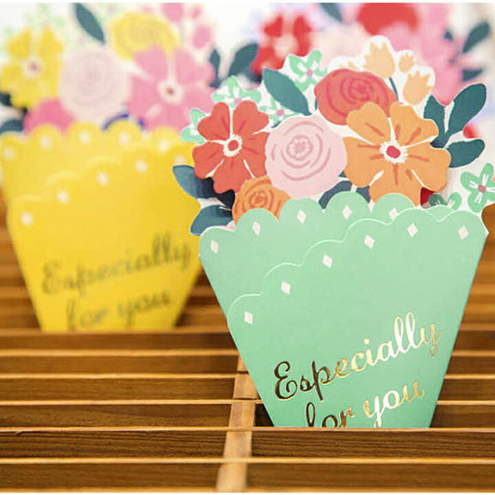 楽天市場 メッセージカード おしゃれ 花束 ブーケ 寄せ書き グリーティングカード 誕生日 バレンタイン お祝い 手紙 文房具 ウェディング 結婚 父の日 母の日 ギフト 花束 誕生日カード 出産祝い 多目的カード ポストカード ウェディングカード バースデーカード