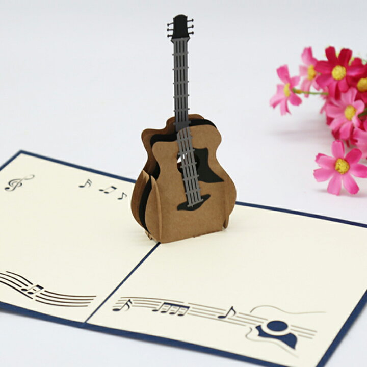 楽天市場 ポップアップグリーティングカード ギター 封筒付き 3d 立体 ポップアップカード 飛び出すカード メッセージカード ハンドメイド 多目的カード 楽器 音楽 アコギ 切り絵 ポストカード ギフトカード カッティングデザイン 文房具 贈り物 寄せ書き プレゼント 楽天市場 ポップアップグリーティングカード ギター 封筒付き 3d 立体 ポップアップカード 飛び出すカード メッセージカード ハンドメイド 多目的カード 楽器 音楽 アコギ 切り絵 ポストカード ギフトカード カッティングデザイン 文房具 贈り物 寄せ書き プレゼント