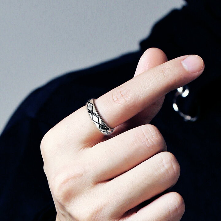 Dad Wish Inward ミドル フィンガー リング メンズ Musashi Kai Jp