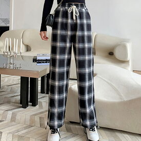 楽天市場 チェック柄パンツ ボトムス レディースファッション の通販