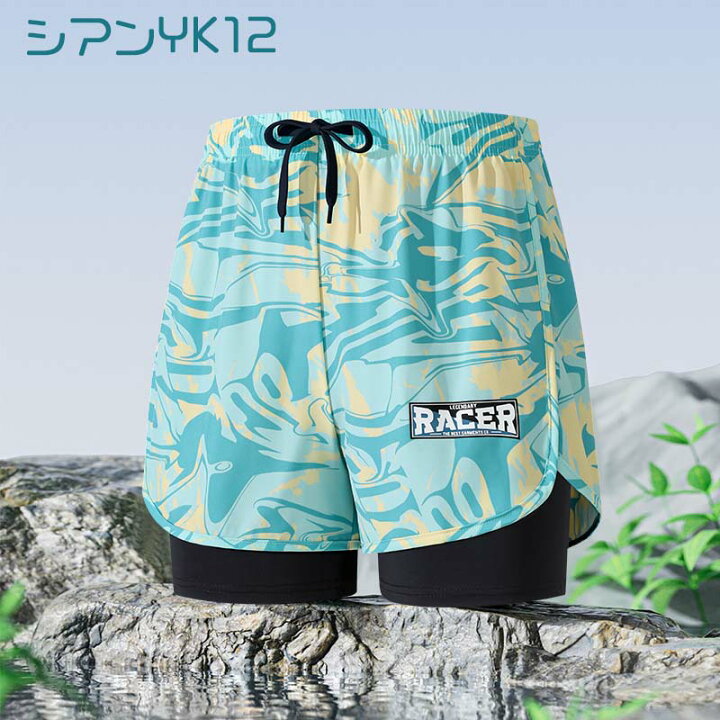楽天市場】水着 メンズ サーフパンツ L-5XL ボクサー付き おしゃれ 