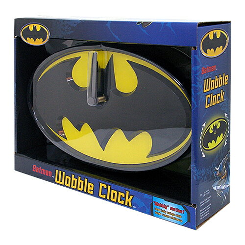 楽天市場 バットマン ロゴ ウォブル クロック Wc3912 Sweetwater American Mart
