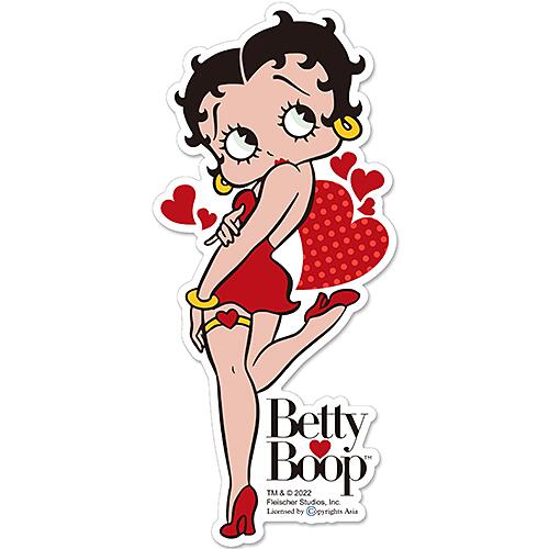 ベティー ブープ （Betty Boop）ラージ サイズ ダイカット ステッカー 24.0cm BB-ST-001A
