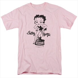ベティー ブープ （Betty Boop） Tシャツ INKWELL ピンク アダルト サイズ BB-TV-AT-BB671
