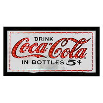 ☆Coca-Cola コカ・コーラ ボタンサイン 直径840mm 高さ65mm 丸看板 