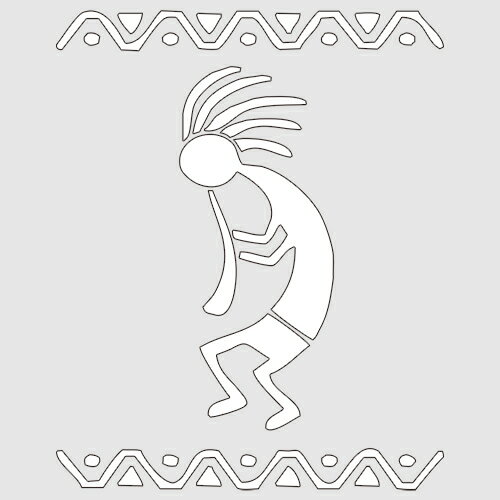 楽天市場 Kokopelli カットアウト ステッカー Kk Cost M03 ウエスタン ネイティブアメリカン ココペリ グッズ 雑貨 シール デカール Sweetwater American Mart