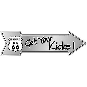�A���~�j�E�� �T�C�� ARROW SIGN RT 66 GET YOUR KICKS! 66-GL-SAD66K.