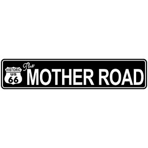 �A���~�j�E�� �T�C�� RT 66 STREET SIGN MOTHER ROAD 66-GL-SSMR