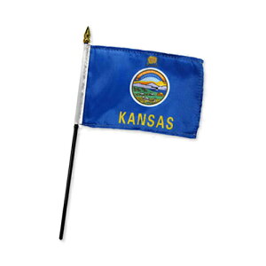 4x6 inch �X�e�B�b�N �t���b�O KANSAS F-DF-KANSAS