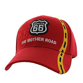 RT 66 （ルート 66）キャップ ROAD LINE レッド 66-AC-CP-022RD