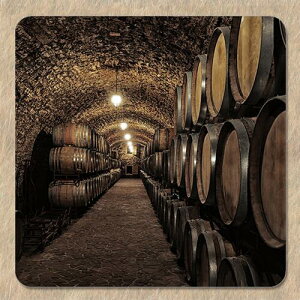 複数の酒器や冷やしたボトルが置ける大型コースター 柔らかめのマウスパッドに似た素材