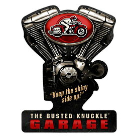 スティール サイン （スチール サイン）Busted Knuckle Garage PT-BUST-026