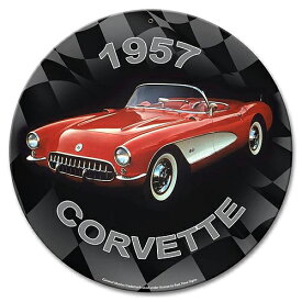 スティール サイン （スチール サイン） 1957 Corvette GMC-122