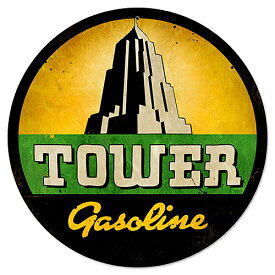 スティール サイン （スチール サイン）Tower Gasoline PTS-183