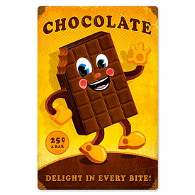 スティール サイン （スチール サイン） Chocolate Man PTS-239