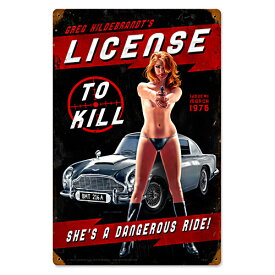 スティール サイン （スチール サイン） Greg Hildebrandt License to Kill HB-107