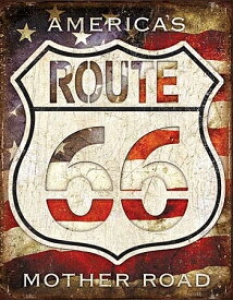 ティン サイン RT 66-AMERICA'S ROAD 66-DE-MS2104