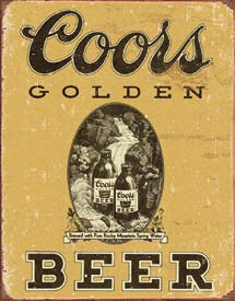 ティン サイン COORS GOLDEN VINTAGE MS1648